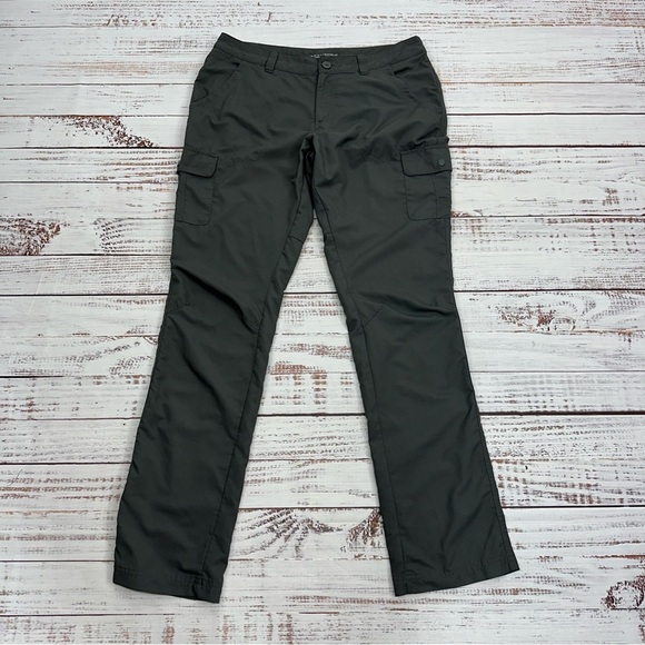 Columbia Women's 10 Cloverdale Omni Shield Advanced Repellency Gray Cargo Pants - Picture 11 of 13